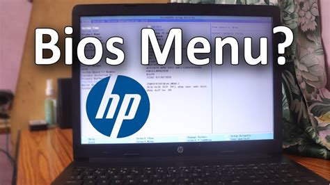 How To Enter BIOS on HP Laptop .